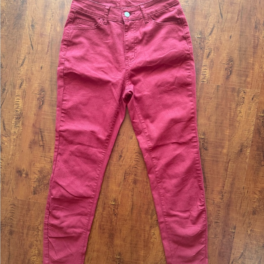 Red Skinny Jeans